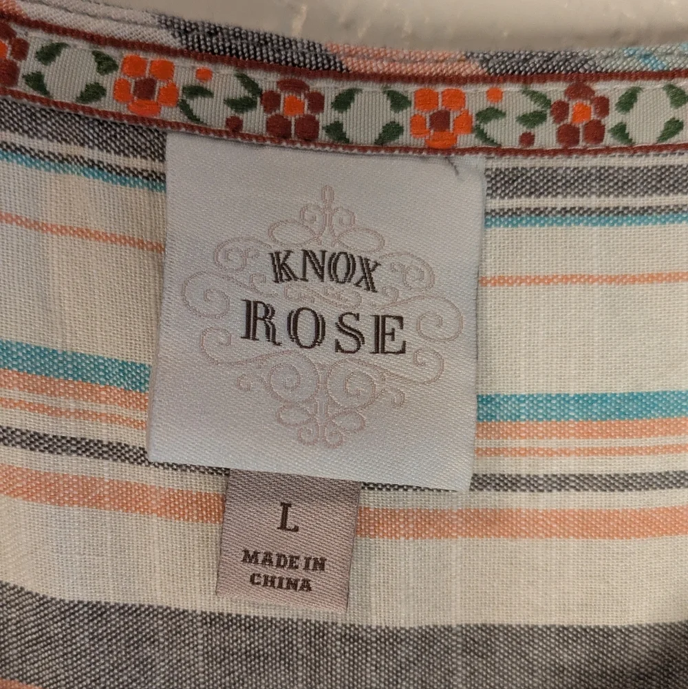 Knox Rose Sea Glass Flutter Sleeve Top - Picture 6 of 8